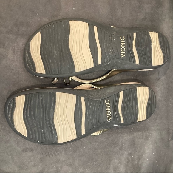 VIONIC Sz 9 Rest Bella li Pewter Colourway Slip On Comfort Slip On Small Bow - Picture 10 of 10